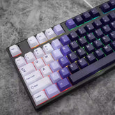 Artlife Theme Purple Gradient ISO Keycap Set for Mechanical Keyboard, Cute Keycap Set, PBT Keycap Set, Cherry Profile, Mx(+)Switches, 170pcs